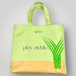 Yaamava Resort Casino Reusable Vinyl Tote Bag “Play Awhile” 14”x 14”x 7”!